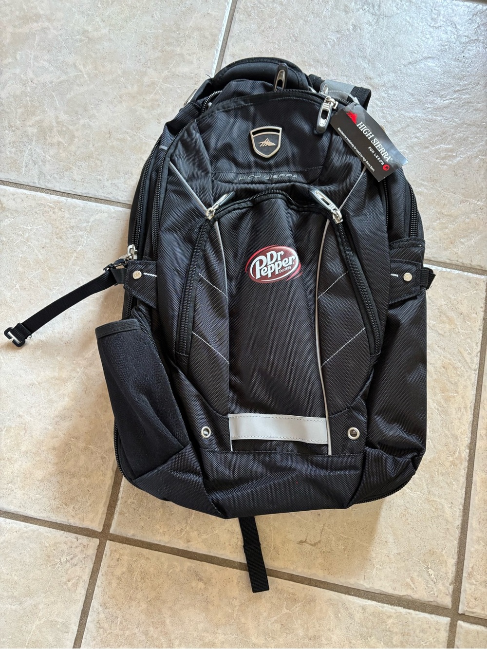 New!  High Sierra Backpack with Dr Pepper logo